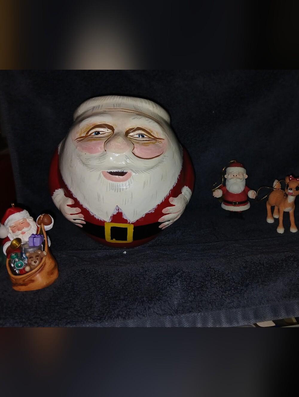 Christmas Ornaments Vintage - Red and White Holiday Décor